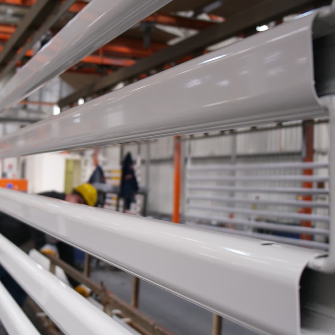 Powder coating application process